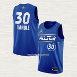 Julius Randle NO 30 Camiseta New York Knicks All Star 2021 Azul
