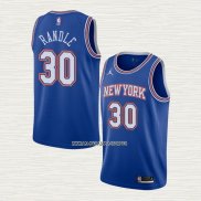 Julius Randle NO 30 Camiseta New York Knicks Statement 2020-21 Azul