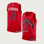 Kawhi Leonard NO 2 Camiseta Toronto Raptors Icon 2022-23 Rojo
