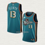 Kelly Olynyk NO 13 Camiseta Detroit Pistons Classic 2022-23 Verde