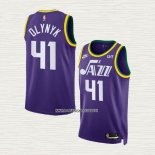 Kelly Olynyk NO 41 Camiseta Utah Jazz Classic 2023-24 Violeta