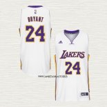 Kobe Bryant NO 24 Camiseta Los Angeles Lakers Blanco