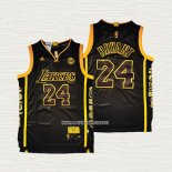 Kobe Bryant NO 24 Camiseta Los Angeles Lakers Retired Negro