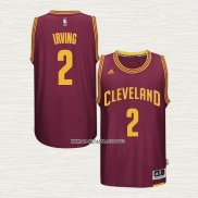 Kyrie Irving NO 2 Camiseta Cleveland Cavaliers Retro Rojo