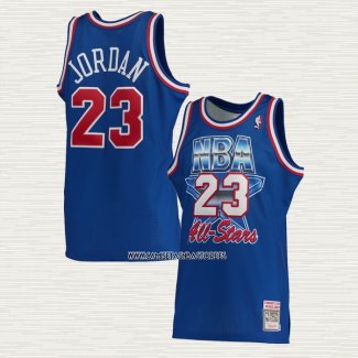 Michael Jordan NO 23 Camiseta All Star 1993 Azul