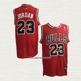 Michael Jordan NO 23 Camiseta Chicago Bulls Retro Rojo3