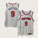 RJ Barrett NO 9 Camiseta New York Knicks Association Autentico Blanco