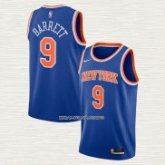 RJ Barrett NO 9 Camiseta New York Knicks Icon 2020-21 Azul
