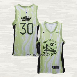 Stephen Curry NO 30 Camiseta Golden State Warriors Fashion Royalty Verde