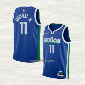 Tim Hardaway JR. NO 11 Camiseta Dallas Mavericks Ciudad 2022-23 Azul