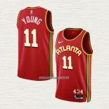 Trae Young NO 11 Camiseta Atlanta Hawks Icon 2022-23 Rojo