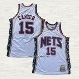 Vince Carter NO 15 Camiseta Brooklyn Nets Mitchell & Ness 2006-07 Blanco
