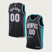 Camiseta Memphis Grizzlies Personalizada Classic Edition Negro