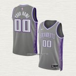 Camiseta Sacramento Kings Personalizada Ciudad 2022-23 Gris