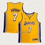 Carmelo Anthony NO 7 Camiseta Los Angeles Lakers Icon Amarillo