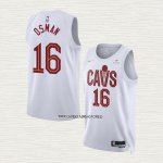 Cedi Osman NO 16 Camiseta Cleveland Cavaliers Association 2022-23 Blanco