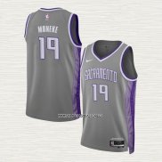 Chima Moneke NO 19 Camiseta Sacramento Kings Ciudad 2022-23 Gris