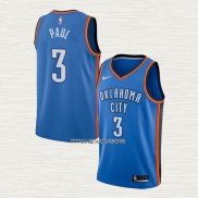 Chris Paul NO 3 Camiseta Oklahoma City Thunder Icon Azul