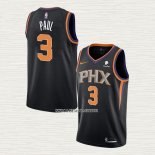 Chris Paul NO 3 Camiseta Phoenix Suns Statement 2021 Negro