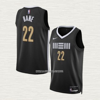 Desmond Bane NO 22 Camiseta Memphis Grizzlies Ciudad 2023-24 Negro