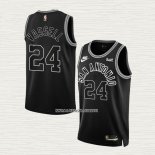 Devin Vassell NO 24 Camiseta San Antonio Spurs Classic 2022-23 Negro