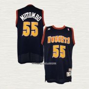 Dikembe Mutombo NO 55 Camiseta Denver Nuggets Retro Negro2