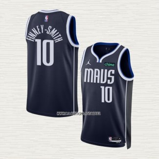 Dorian Finney-Smith NO 10 Camiseta Dallas Mavericks Statement 2022-23 Azul