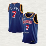 Eric Paschall NO 7 Camiseta Golden State Warriors 75th Anniversary Azul