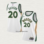 JD Davison NO 20 Camiseta Boston Celtics Ciudad 2023-24 Blanco