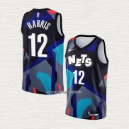 Joe Harris NO 12 Camiseta Brooklyn Nets Ciudad 2023-24 Negro