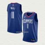 John Wall NO 11 Camiseta Los Angeles Clippers Icon 2020-21 Azul