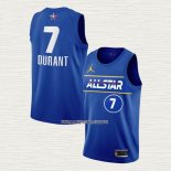 Kevin Durant NO 7 Camiseta Brooklyn Nets All Star 2021 Azul
