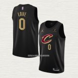 Kevin Love NO 0 Camiseta Cleveland Cavaliers Statement 2022-23 Negro