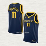 Klay Thompson NO 11 Camiseta Golden State Warriors Statement 2022-23 Negro