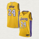 Kobe Bryant NO 24 Camiseta Los Angeles Lakers Icon 2017-18 Amarillo
