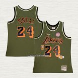 Kobe Bryant NO 24 Camiseta Los Angeles Lakers Mitchell & Ness Verde