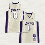 Kobe Bryant NO 8 Camiseta Los Angeles Lakers Hardwood Classics Hall Of Fame 2020 Oro