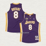 Kobe Bryant NO 8 Camiseta Los Angeles Lakers Icon 2000-01 Finals Bound Violeta