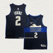 Kyrie Irving NO 2 Camiseta Dallas Mavericks Statement Azul