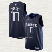 Luka Doncic NO 77 Camiseta Dallas Mavericks Statement 2019-20 Azul