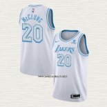 Mac McClung NO 20 Camiseta Los Angeles Lakers Ciudad 2021-22 Blanco