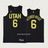 Nickeil Alexander-Walker NO 6 Camiseta Utah Jazz Statement 2022-23 Negro