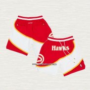 Pantalone Atlanta Hawks 1986-87 Rojo