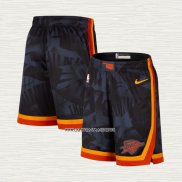 Pantalone Oklahoma City Thunder Ciudad 2023-24 Negro