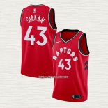 Pascal Siakam NO 43 Camiseta Toronto Raptors Statement 2018 Rojo