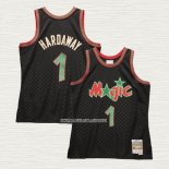 Penny Hardaway NO 1 Camiseta Orlando Magic Mitchell & Ness 1993-94 Negro