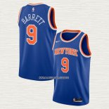 RJ Barrett NO 9 Camiseta New York Knicks Icon Azul