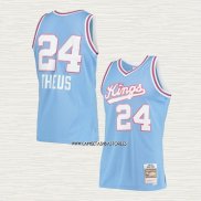 Reggie Theus NO 24 Camiseta Sacramento Kings Hardwood Classics 1985-86 Azul