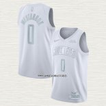 Russell Westbrook NO 0 Camiseta Houston Rockets MVP Blanco