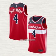 Russell Westbrook NO 4 Camiseta Washington Wizards Icon 2020-21 Rojo